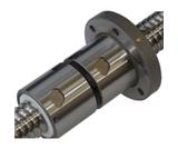 法蘭式雙螺母內循環墊片預緊